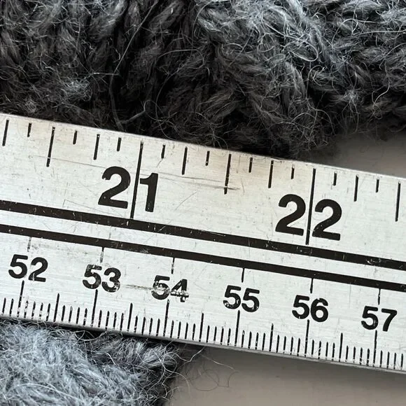 Ann Taylor Loft Womens Cardigan Sweater SZ S Wool Alpaca Blend Grey Cable Knit - Picture 8 of 9